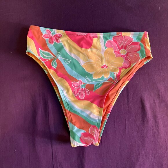 NWT Billabong Chasin Sunbeams High Rise Bikini Bottom size S - Picture 5 of 12